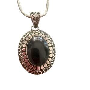925 Sterling Silver Pendant Necklace LIKE Anna Beck